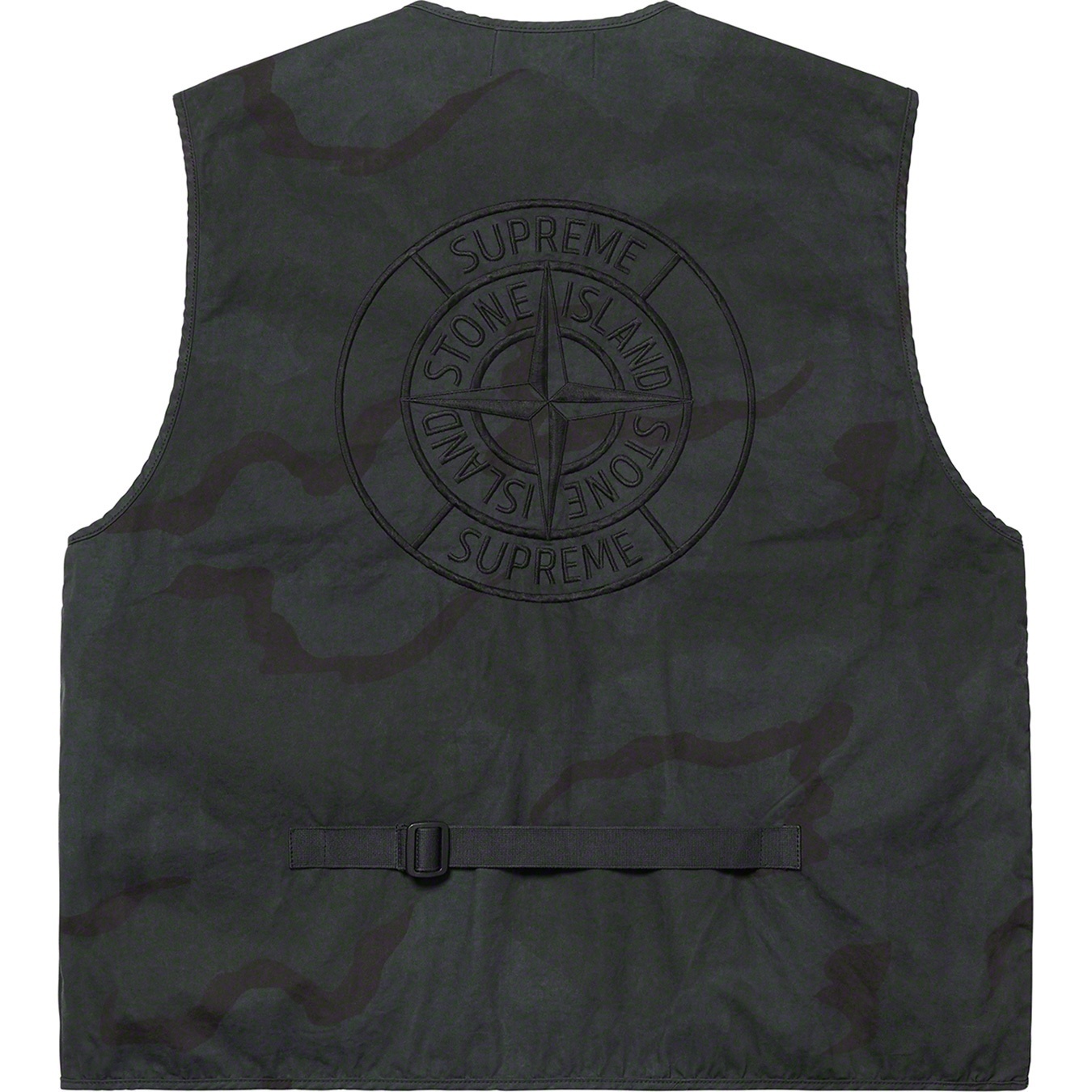 Supreme®/Stone Island® Camo Cargo Vest view 3